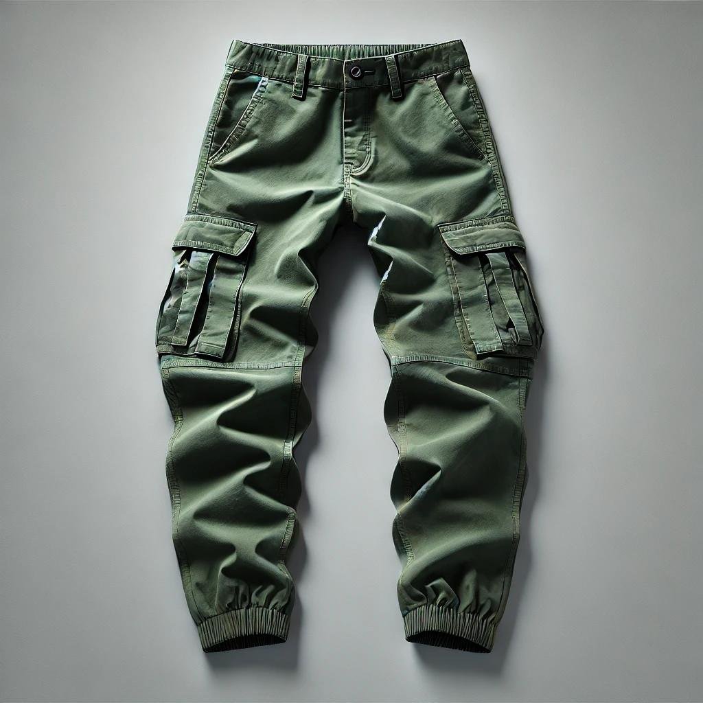 green cargo pants