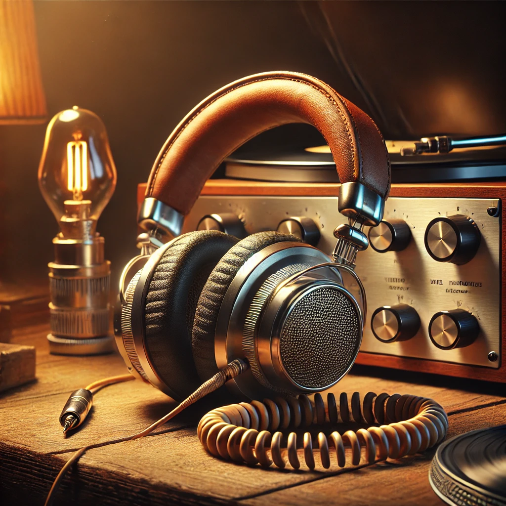 hifi retro headphones