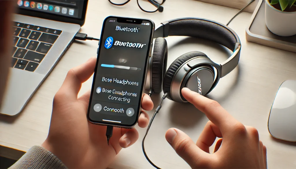 how to connect bose headphones to iphone
